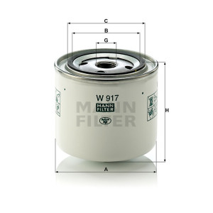 Фильтр масляный MANN-FILTER W 917